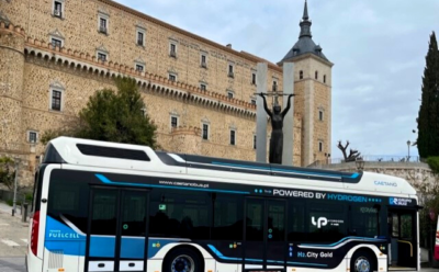 Unauto colabora con INAEL y el Ayuntamiento de Toledo para realizar pruebas con el primer autobús de hidrógeno de la ciudad